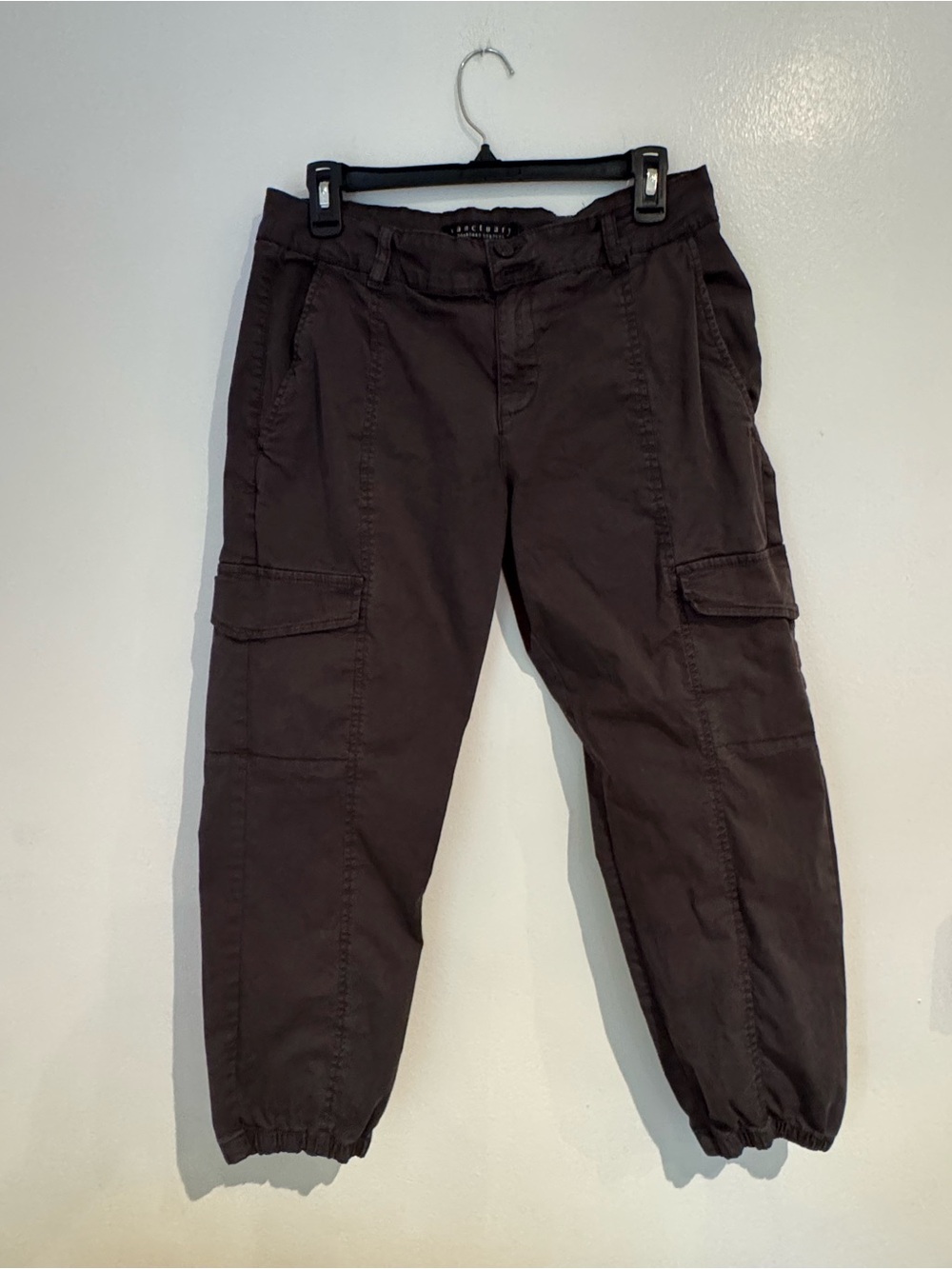 Women’s Dark Gray Cargo Jogger Pants Size 29